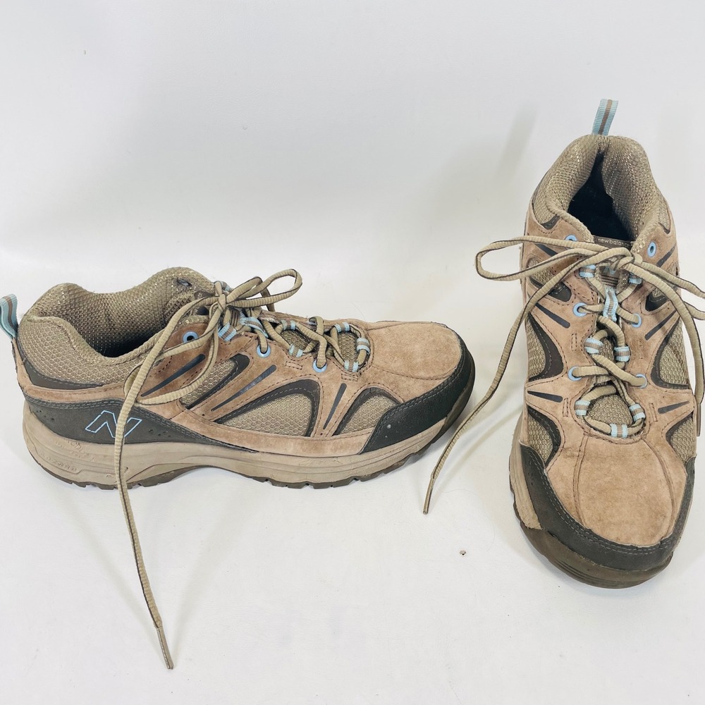 New Balance 759 Country Walking Shoes Womens 8.5 Tan Brown Suede Mesh MW759BR